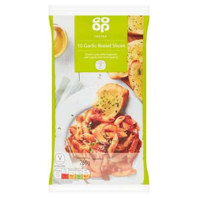 Co-Op 10 Garlic Bread Slices 260 G