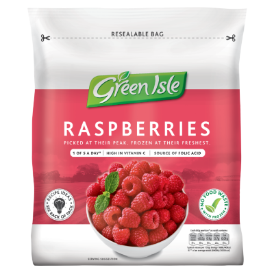 Green Isle Raspberries 300 G