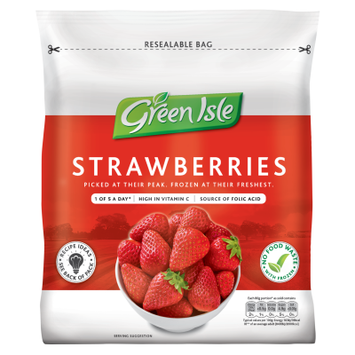 Green Isle Strawberries 340 G