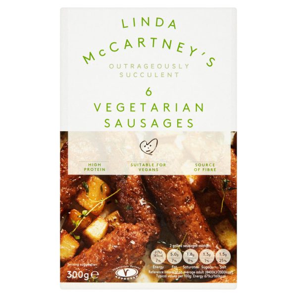 Linda McCartney's 6 Vegetarian Sausages