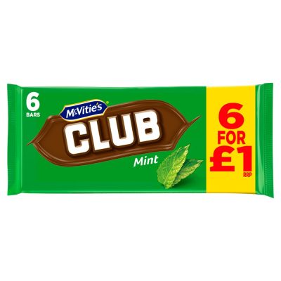 McVitie's Club Mint 6 PK