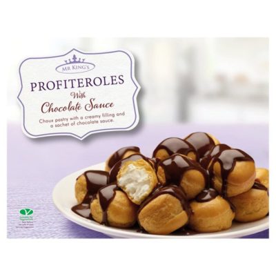 Mr King Profiteroles With Chocolate Sauce